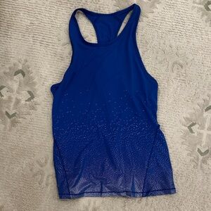 Blue Racerback Women's Top